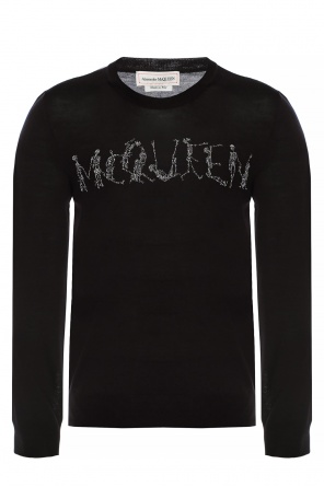 Wool sweater with logo, zdjęcie 1 Wool sweater with logo od Alexander McQueen